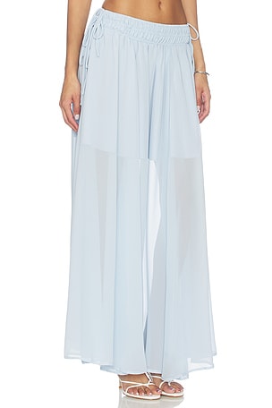 Line & Dot Amorette Skirt in Baby Blue