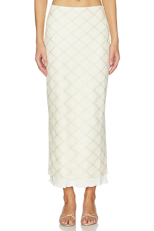 Norelle Midi Skirt Line & Dot