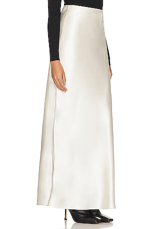 Line & Dot Dreamer Maxi Skirt in Ivory