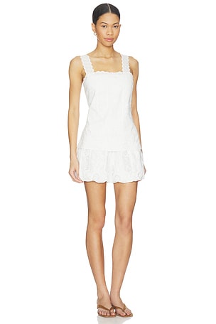 Line & Dot Pienza Romper in White
