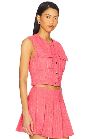 Line & Dot Emmeline Top in Pink