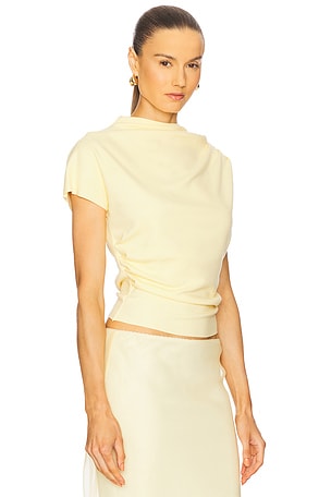 Line & Dot x REVOLVE Walker Draped Top in Lemon