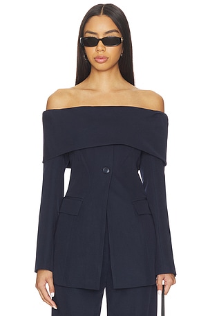 Derrick Off The Shoulder Top Line & Dot