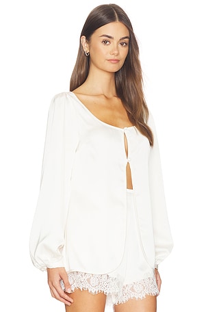Line & Dot Nicolo Top in Ivory. Size S. Also