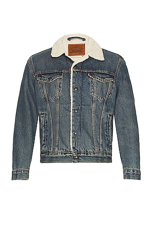 424 Distressed Denim Jacket in Washed Blue | REVOLVE