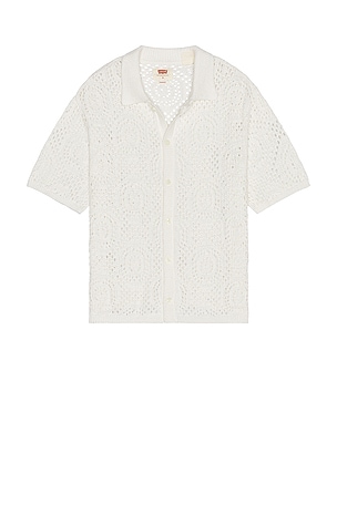 LEVI'S CHEMISE CAMP SWEATER in Cream
