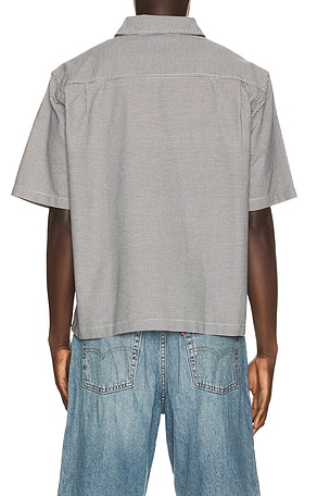 LEVI'S Short Sleeve Boxy Western Shirt in Blue