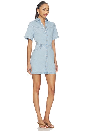 LEVI'S ROBE EN JEAN LOGAN WESTERN en Bleu
