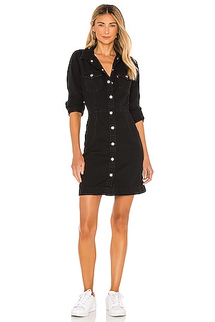 LEVI'S Ellie Denim Dress in Black Rose 3 | REVOLVE