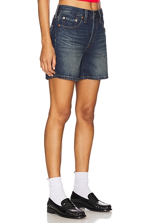 LEVI'S 501 Mid Thigh Low Waist Short in Blue