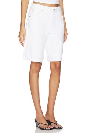 LEVI'S Baggy Dad Jort in White. Size 24. Also