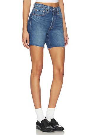 LEVI'S 501 Mid Thigh Short in Navy