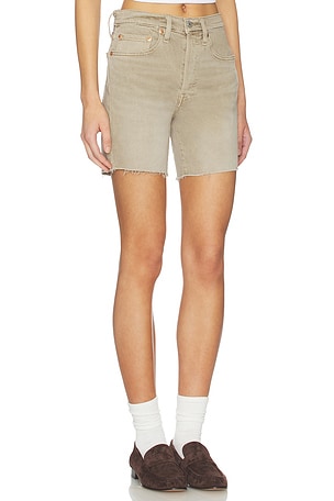 LEVI'S 501 Mid Thigh Short in Taupe