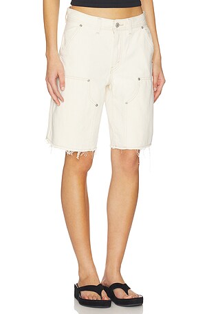 LEVI'S Baggy Dad Utility Jort en Ivoire