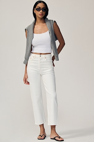 Ribcage Straight Ankle Jeans LEVI'S