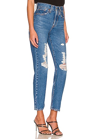 LEVI'S Wedgie Straight in Denim-Medium