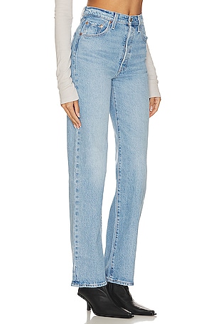 LEVI'S Ribcage Full Length in Denim-Light