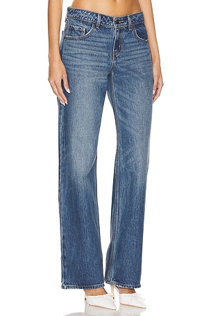 LEVI'S Low Loose Wide Jeans in Denim-Medium
