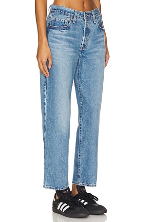 LEVI'S 501 90s Ankle Straight Jeans in Denim-Medium
