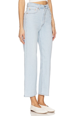 LEVI'S Ribcage Straight Ankle in Blue