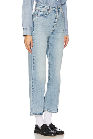 LEVI'S Ribcage Straight Ankle Jeans in Blue
