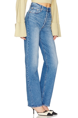 LEVI'S Ribcage Full Length Jeans in Blue