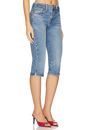 LEVI'S Wedgie Capri in Blue