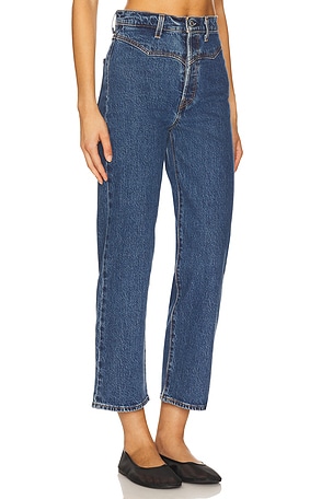 LEVI'S Ribcage Western Yoke Jeans in Blue
