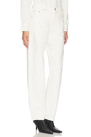 Levi's pantalón de corte amplio. baggy dad en color blanco