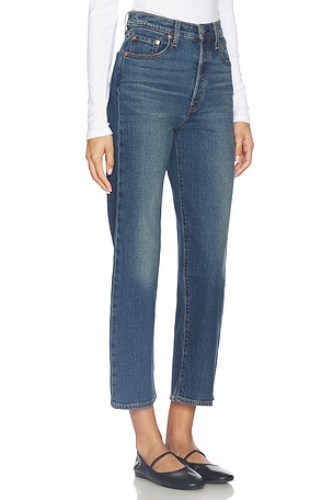 LEVI'S Ribcage Straight Ankle in Blue