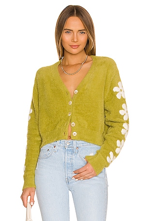 LEVI S AUDREY Daisy Sleeve Split Pea REVOLVE