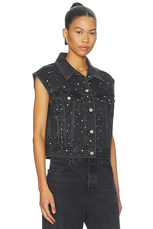 LEVI'S Shrunken 90s Vest in Black