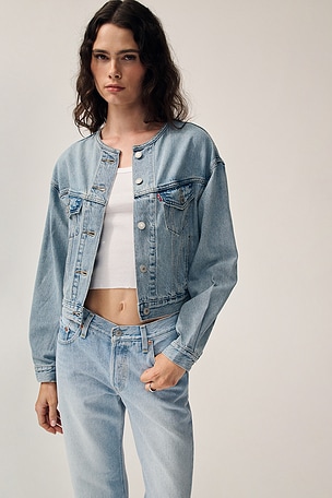 Collarless Shrunken 90s Trucker LEVI'S