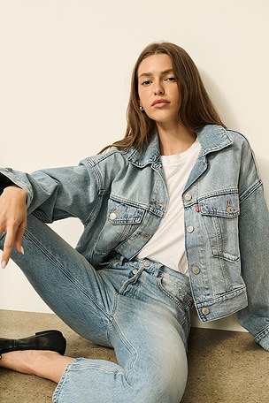 Loose Crop Trucker Jacket LEVI'S