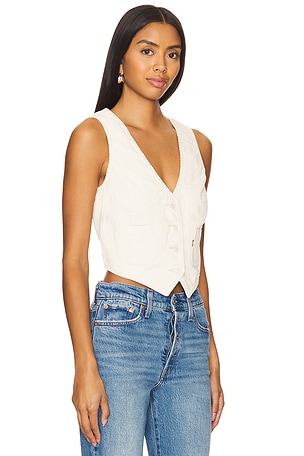 LEVI'S Tailored Vest in Ivory