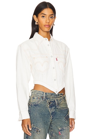 LEVI'S X Andersson Bell Cinched Blouse in White