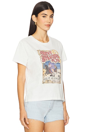 LEVI'S Western Archival Graphic Boxy Tee in White