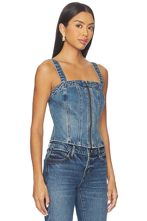 LEVI'S Sculpted Bustier in Blue. Size XS. Also