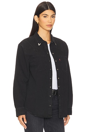 LEVI'S Teodora Western Shirt in Black