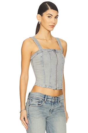 LEVI'S Sculpted Bustier in Blue. Size XL. Also