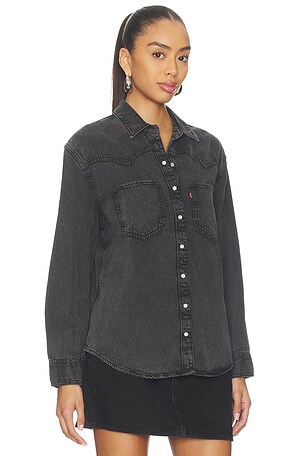 LEVI'S Teodora Western Shirt in Black