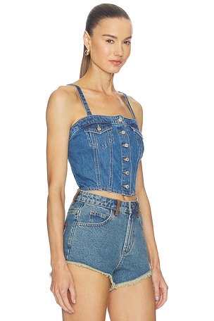 LEVI'S Denim Tube Top in Blue