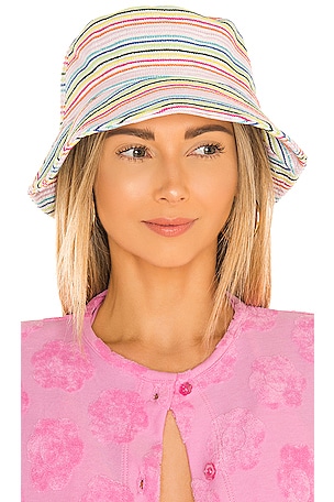 Lele Sadoughi X Solid & Striped Bucket Hat in Multicolor  display picture 3