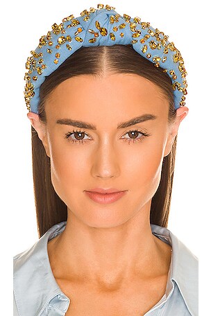 ? Lele Sadoughi Sunshine Mixed Crystal Headband Lele Sadoughi Kids Knotted Mixed Crystal Headband main image 2