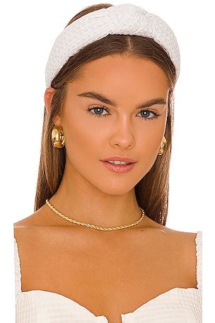 Eyelet Knotted Headband Lele Sadoughi