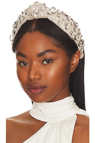Rectangle Crystal Knotted Headband Lele Sadoughi