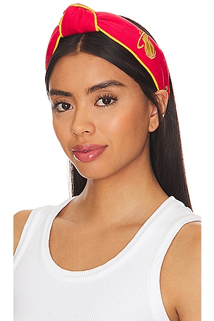 x NBA Miami Heat Embroidered Headband Lele Sadoughi