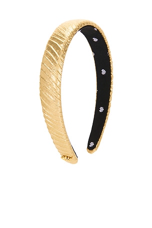 Charlotte Crinkled Silk Headband Lele Sadoughi