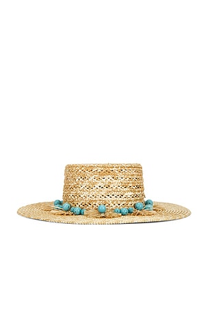 CHAPEAU DE PAILLE POMS Lele Sadoughi