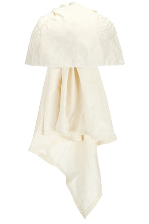 Sophia Eyelet Scarf Cap Lele Sadoughi